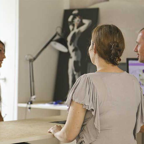 Einblick in das Fotostudio Berlin