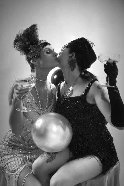 20er-Jahre Boudoir-Foto mit weichem Licht
